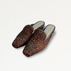RACHEL COMEY Ponyhair Animal Print Mules